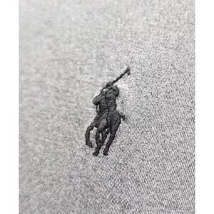 Polo Ralph Lauren Shirt Mens XL Gray Polo Performance Golf Black Pony Rugby Logo